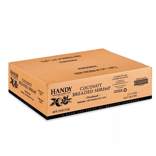 Handy Coconut Breaded Shrimp 100, 2 x 50 each Case - DOT product image 4