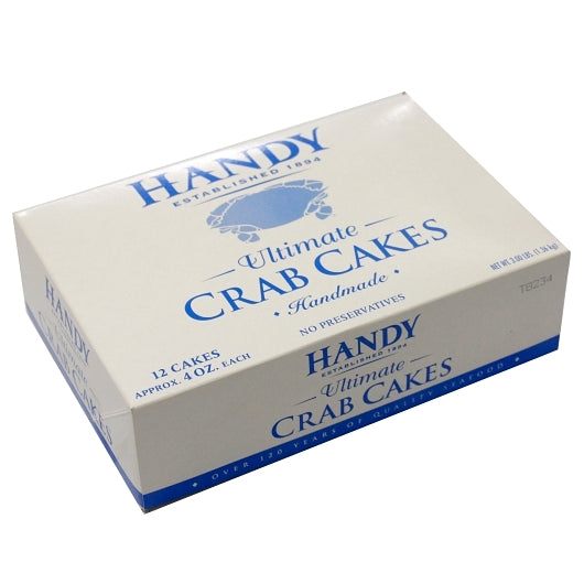 Handy Ultimate Crab Cakes 4 Oz, 2 x 12 each Case - Frozen Meat & Seafood