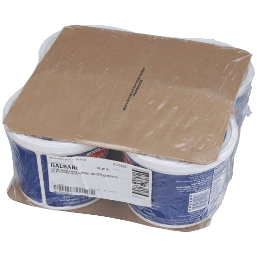 Galbani Whole Milk Supreme Impastata Ricotta, 4 x 5 lb Case - DOT product image 2