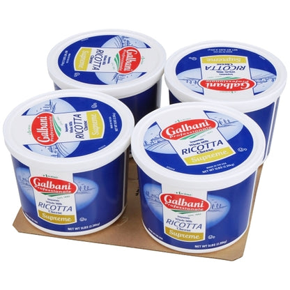 Galbani Whole Milk Supreme Impastata Ricotta, 4 x 5 lb Case - DOT product image 4