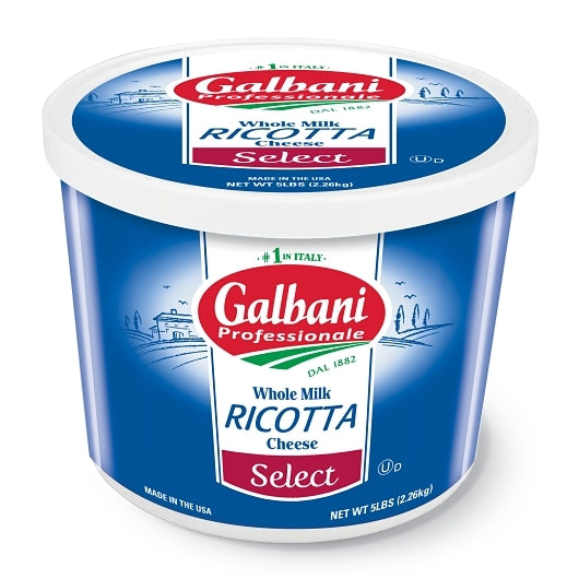 Galbani Whole Milk Select Ricotta Cheese, 4 x 5 lb Case - DOT product image 4