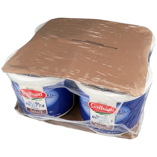 Galbani Whole Milk Select Ricotta Cheese, 4 x 5 lb Case - DOT product image 3