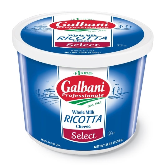 Galbani Whole Milk Select Ricotta Cheese, 4 x 5 lb Case - DOT product image 5
