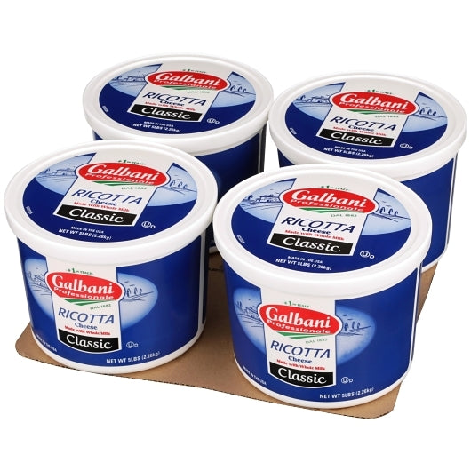 Sorrento Whole Milk Classic Whey Ricotta, 4 x 5 lb Case - DOT product image 3