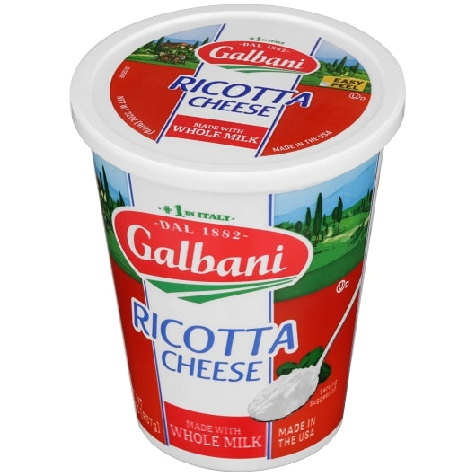 Galbani Whole Milk Original Ricotta Cheese, 6 x 32 oz Case - Cheese & Dairy