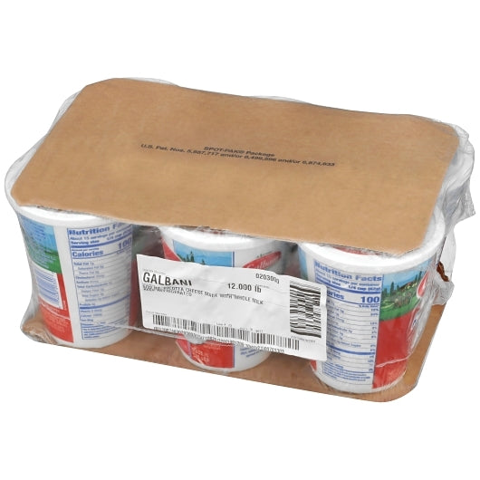 Galbani Whole Milk Original Ricotta Cheese, 6 x 32 oz Case - DOT product image 4