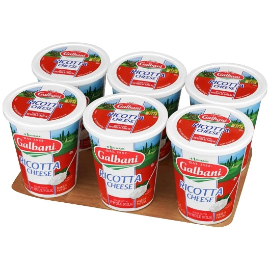 Galbani Whole Milk Original Ricotta Cheese, 6 x 32 oz Case - DOT product image 3