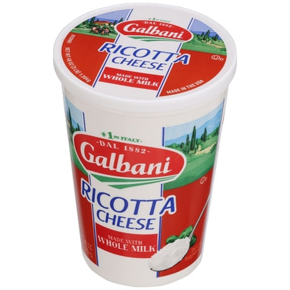 Sorrento Whole Milk Made With Whole Milk Ricotta Cheese, 6 x 48 oz Case - Cheese & Dairy