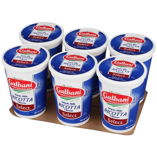 Sorrento Whole Milk Select Ricotta Cheese, 6 x 3 lb Case - DOT product image 3