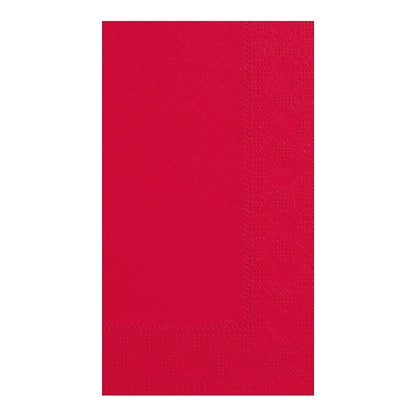 Dinner Napkins 15 Inch X 17 Inch 2 Ply 1/8 Fold Paper Red Dinner Napkin, 8 x 125 each Case - DOT product image 3
