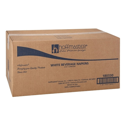 Hoffmaster 9.5 Inch X 9.5 Inch White Napkin Beverage, 12 x 250 each Case - DOT product image 4