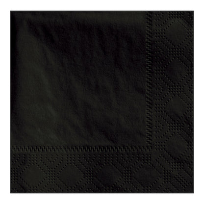 Hoffmaster 9.5 Inch X 9.5 Inch 2 Ply 1/4 Fold Regal Embossed Black Beverage Napkin, 4 x 250 each Case - DOT product image 3