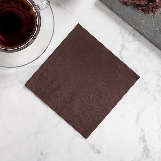 Hoffmaster 9.5 Inch X 9.5 Inch 2 Ply 1/4 Fold Chocolate Beverage Napkin, 4 x 250 each Case - DOT product image 4