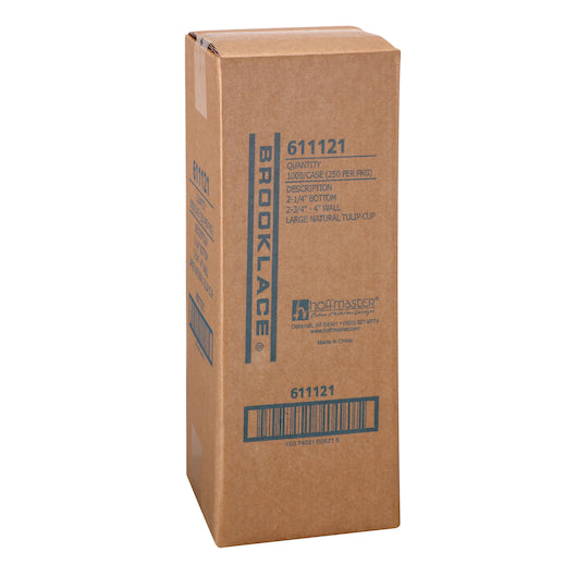 Brooklace BAKING CUP TULIP NATURAL, 4 x 250 each Case - DOT product image 2