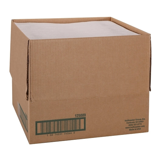 Hoffmaster Linen-Like Natural 14.5 Inch X 14.5 Inch Natural Flat Pack Napkin, 1 x 1000 each Case - DOT product image 3