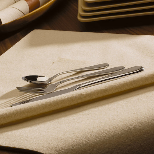 Hoffmaster Linen-Like Natural 14.5 Inch X 14.5 Inch Natural Flat Pack Napkin, 1 x 1000 each Case - DOT product image 2