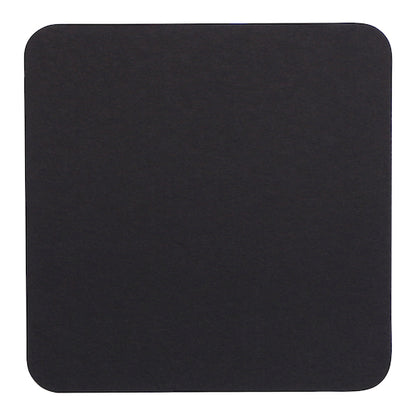 Hoffmaster 4 Inch Pulpboard Light Weight Black Square Coaster, 1 x 500 each Case - DOT product image 3