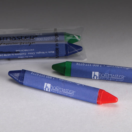 Hoffmaster Mini Triangular Double Tip Red-Blue And Yellow-Green Crayon, 500 x 2 each Case - DOT product image 5