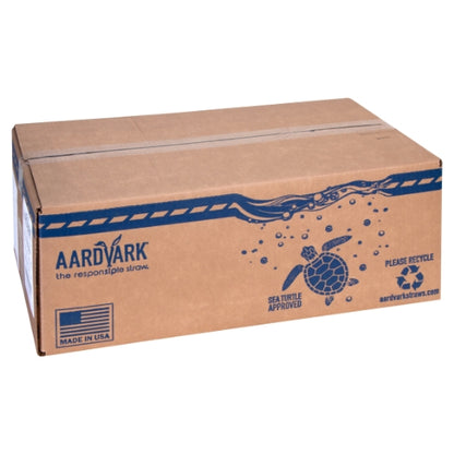 Aardvark Paper Straw; Black Jumbo Wrapped 7.75", 8 x 400 each Case - DOT product image 4