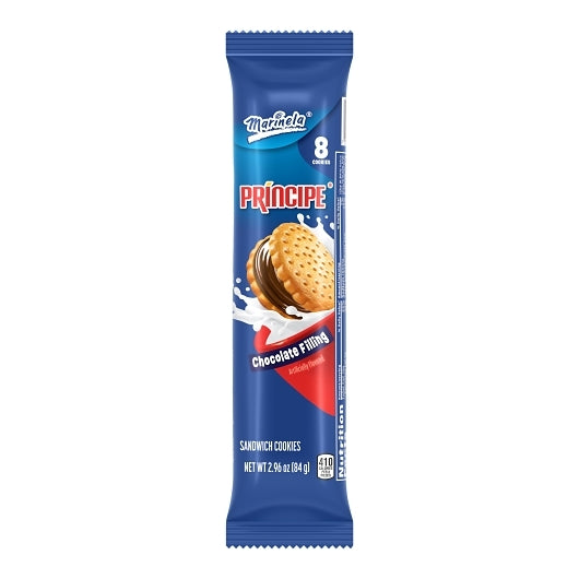 Bimbo Bakehouse Marinela Principe Chocolate Filled Sandwich Cookies, 1 x 96 ct Case - Bakery & Desserts