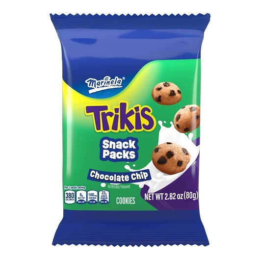 Bimbo Bakehouse Marinela Trikis Chocolate Chip Cookies, 1 x 28 ct Case - Bakery & Desserts