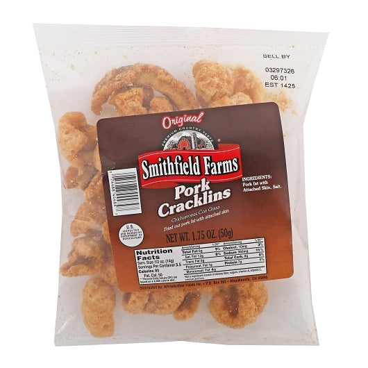 Smithfield Farms Original Pork Cracklins, 16 x 1.75 oz Case - Meat, Poultry & Seafood - image 2