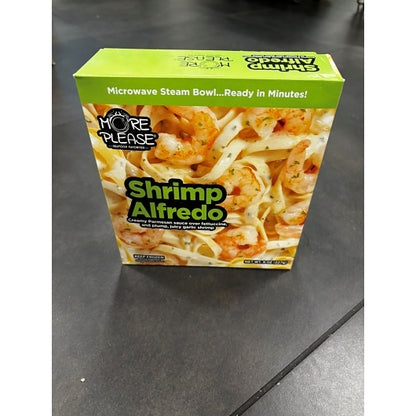 More Please Shrimp Alfredo Microwaveable Bowl, 9 x 8 oz Case - Frozen Meat & Seafood - image 2
