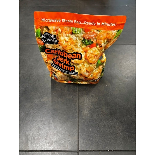 More Please Caribbean Jerk Shrimp Entree Bag, 6 x 1.5 lb Case - Frozen Meat & Seafood - image 2