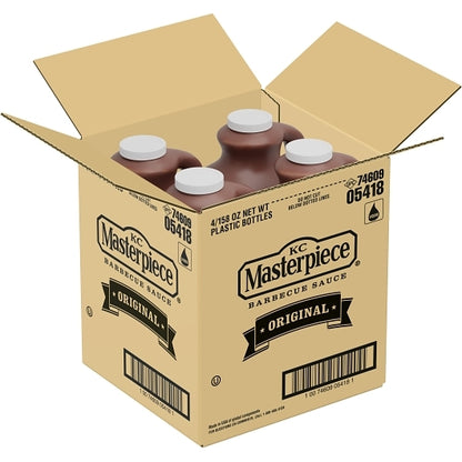 K.C. Masterpiece Original Gluten Free Original BBQ Sauce Bulk, 4 x 158 oz Case - DOT product image 3
