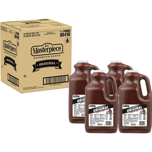 K.C. Masterpiece Original Gluten Free Original BBQ Sauce Bulk, 4 x 158 oz Case - DOT product image 6