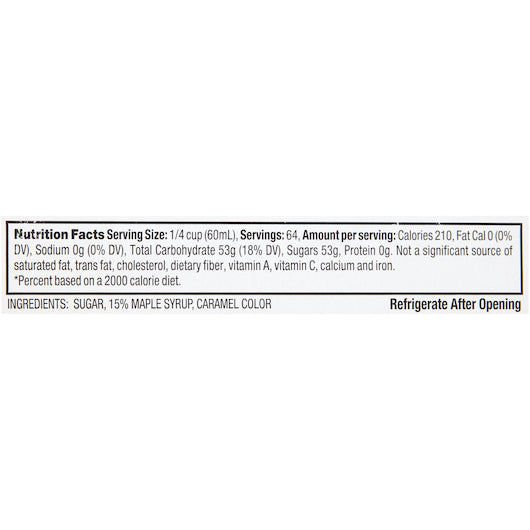 B and G 15% Premium Blend Syrup Bulk, 4 x 128 oz Case - DOT product image 8