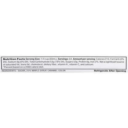 B and G 25 Percent Premium Blend Syrup, 1 Gallon -- 4 per case. - DOT product image 8