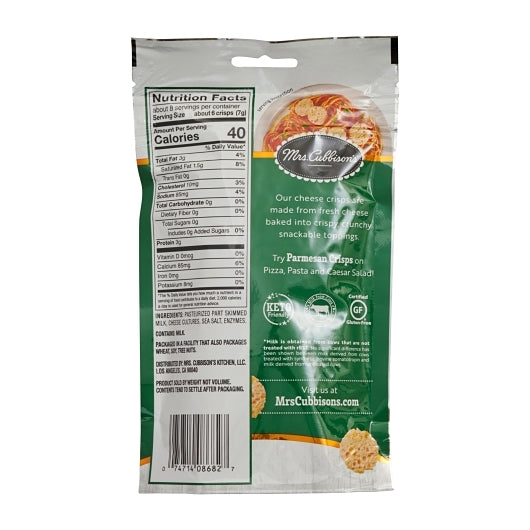 Mrs. Cubbison's PARMESAN CHEESE CRISP BAGS, 9 x 1.98 oz Case - DOT product image 4