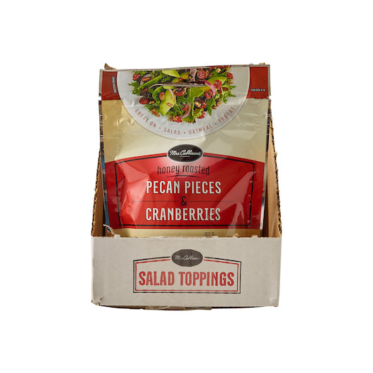 Mrs. Cubbison's HONEY ROASTED PECANS & DRIED CRANBERRIES Salad Topping, 9 x 3.25 oz Case - DOT product image 6