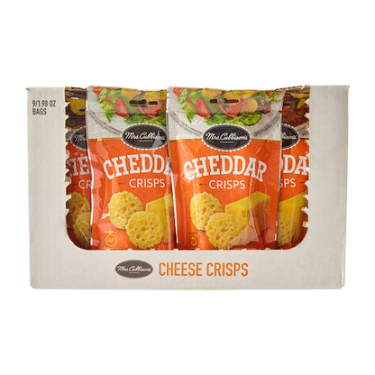 Mrs. Cubbison's CHEDDAR CHEESE CRISPS, 9 x 1.98 oz Case - DOT product image 6