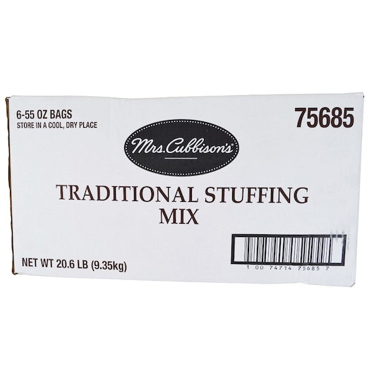 Mrs Cubbisons Traditional SEASONED Stuffing, 6 x 55 oz Case - DOT product image 6
