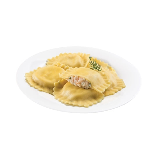Seviroli Shrimp & Hexagon Shrimp & Garlic Ravioli, 2 x 2.5 lb Case - Frozen Meat & Seafood