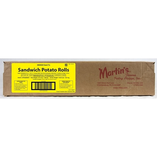 Martins 3.5" Sandwich Potato Rolls, 9 x 8 ct Case - DOT product image 5