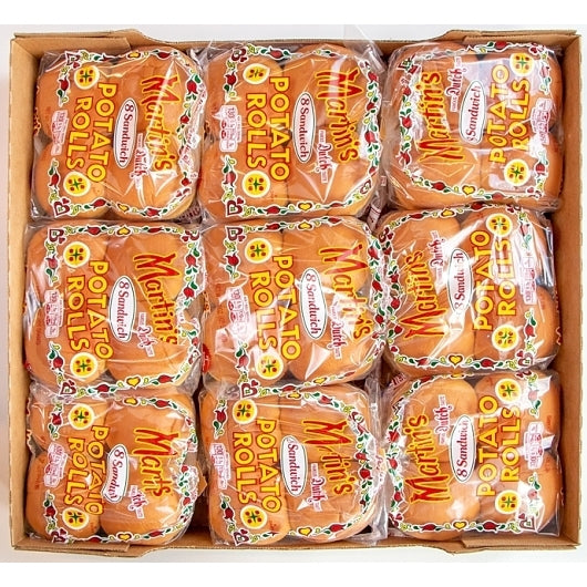 Martins 3.5" Sandwich Potato Rolls, 9 x 8 ct Case - DOT product image 4
