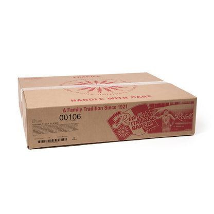 Rotellas White Vienna 12.75 Inch Vienna Thick Sliced Bread, 8 x 1 ct Case - DOT product image 3