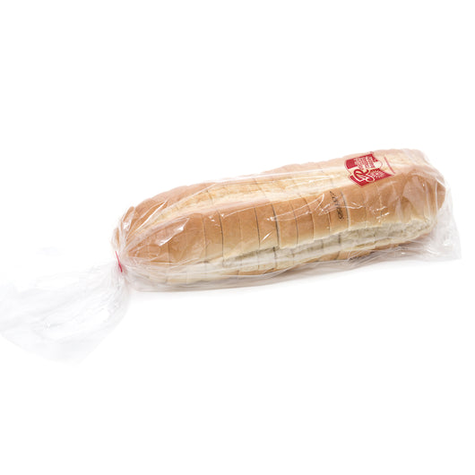 Rotellas White Sliced 16 Inch Sliced French Bread, 8 x 1 ct Case - Breads, Rolls & Buns
