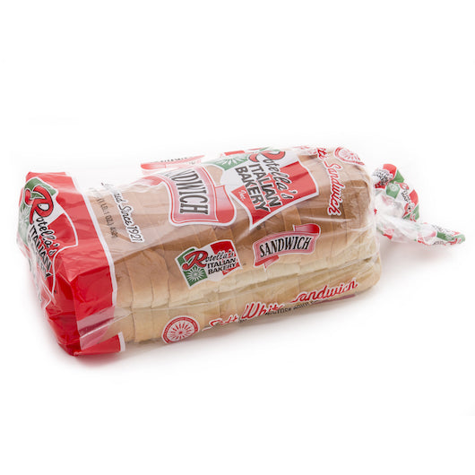 Rotellas White Sliced Italian Sandwich Bread, 8 x 1 ct Case - Breads, Rolls & Buns