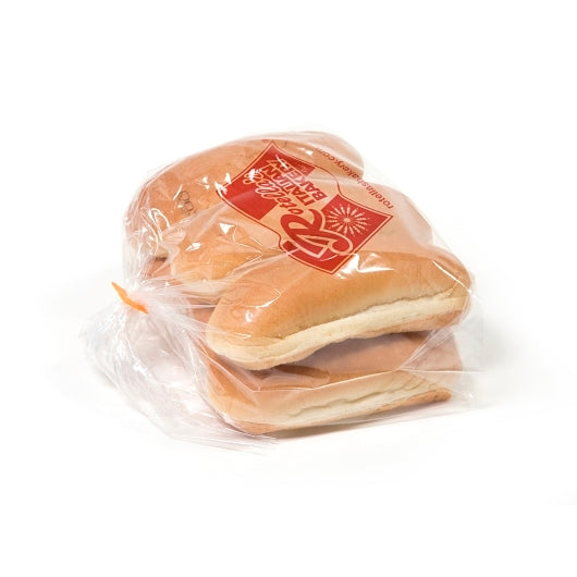 Rotellas Sliced Hot 5"-6" Hot Dog Buns, 9 x 6 ct Case - Breads, Rolls & Buns