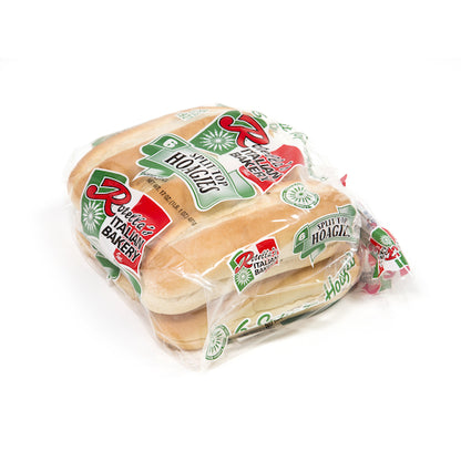 Rotellas Heat & 6 Inch Split Top Hoagie Bread, 6 x 6 ct Case - Breads, Rolls & Buns