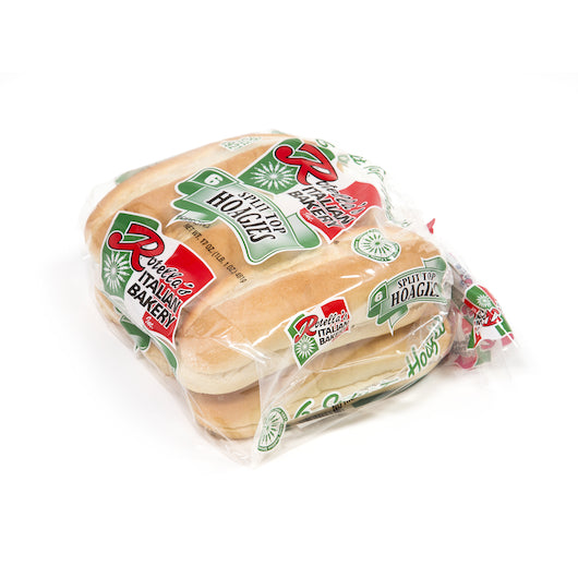 Rotellas Heat & 6 Inch Split Top Hoagie Bread, 6 x 6 ct Case - Breads, Rolls & Buns