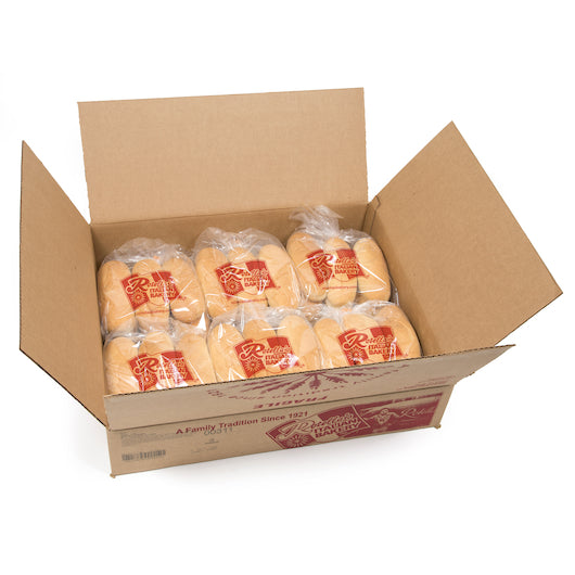 Rotellas Frozen White 6 Inch Sliced White Hoagie Bread, 6 x 6 ct Case - DOT product image 5