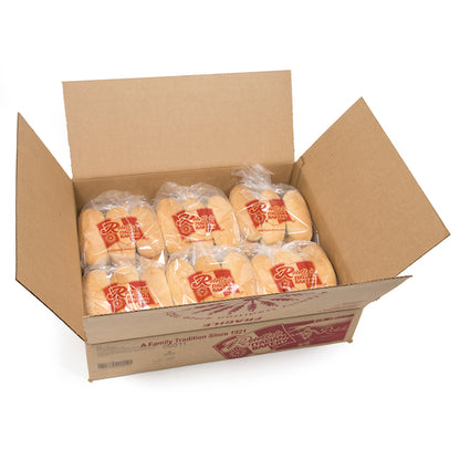 Rotellas Frozen White 6 Inch Sliced White Hoagie Bread, 6 x 6 ct Case - DOT product image 5