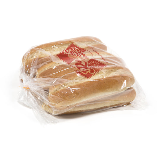 Rotellas Sliced Frozen 8 Inch Sliced Wheat Hoagie Bread, 6 x 6 ct Case - Breads, Rolls & Buns