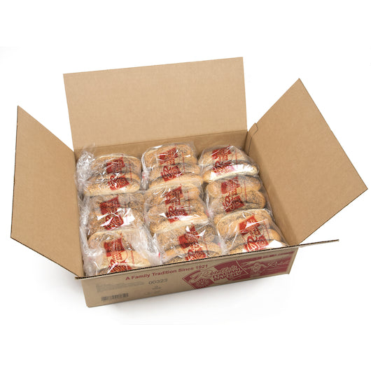 Rotellas Poppy Hinged & Sliced Poppy Seed Hot Dog Buns, 9 x 6 ct Case - DOT product image 5