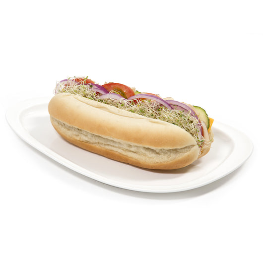 Rotellas Large Split 8 Inch Split Top Hoagie Bread, 6 x 6 ct Case - DOT product image 4